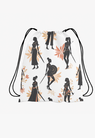 The ziddi Prints- All Over Print-Drawstring Bag