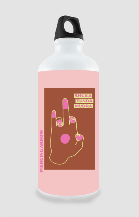 The Ziddi Prints-ShukaTunda Mudra- Sipper Bottle 750 ML