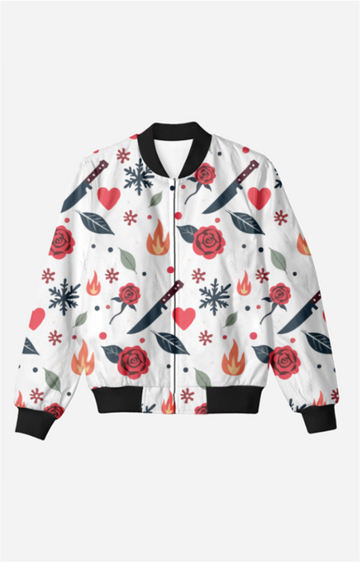 Ziddi Prints - Elements of Desire Women’s Bomber Jacket