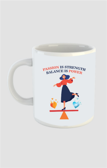 Ziddi Prints - Balance is Power Coffee Mug