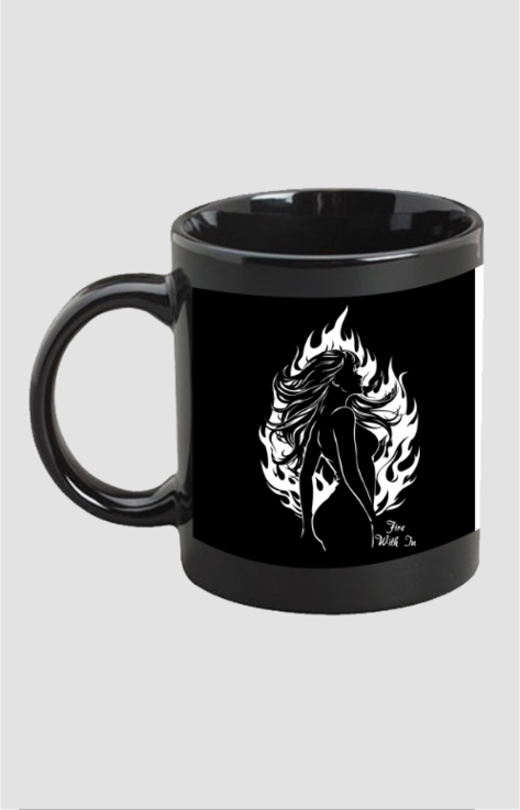 The Ziddi Prints'-Fire WITHIN -Coffee Mug