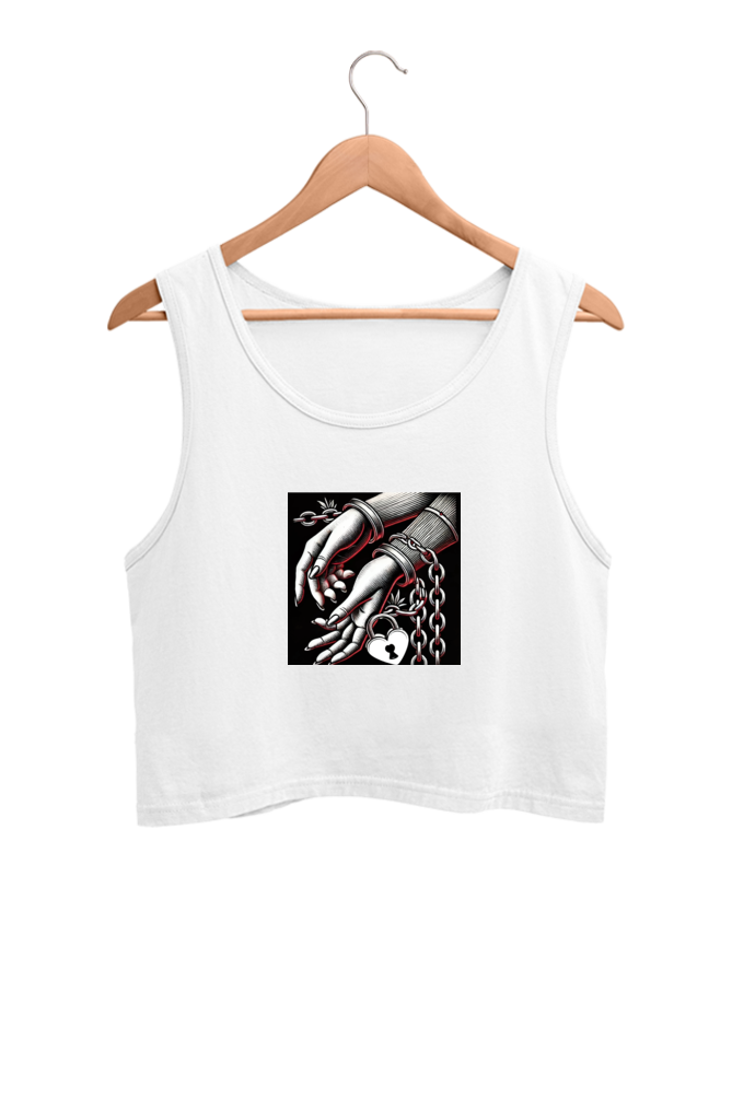 Ziddi Prints - Nerves of Steel Crop Tank