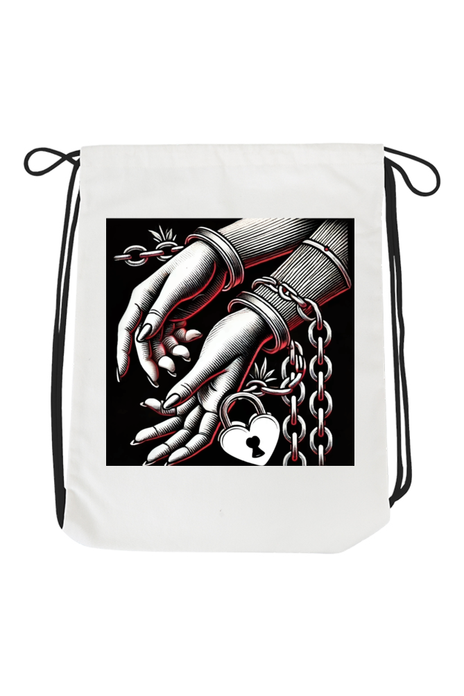 Ziddi Prints - Nerves of Steel Drawstring Bag