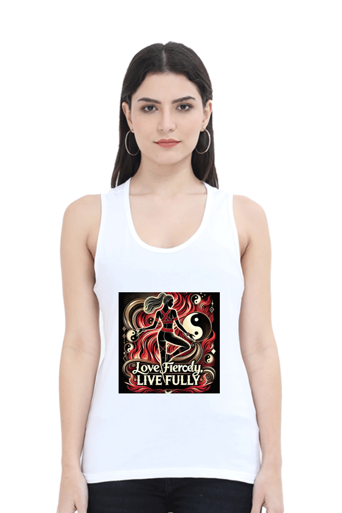 Ziddi Prints Tank Top – Love Fiercely, Live Fully