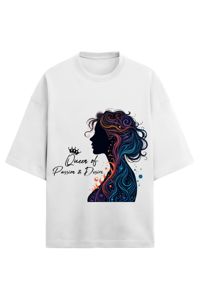 Ziddi Prints – Oversized T-Shirts: Queen of Passion & Desire