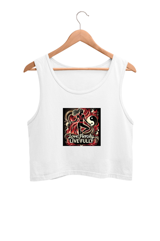 Ziddi Prints Crop Tank – Love Fiercely, Live Fully