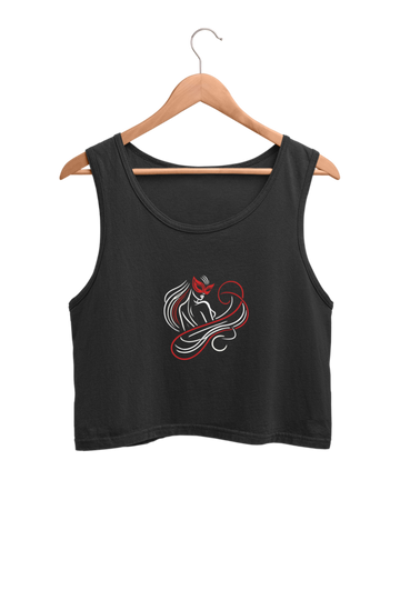 Ziddi Prints - Hypnotised Crop Tank