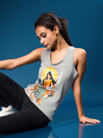 The Ziddi Prints-Modern Woman-Tank Top