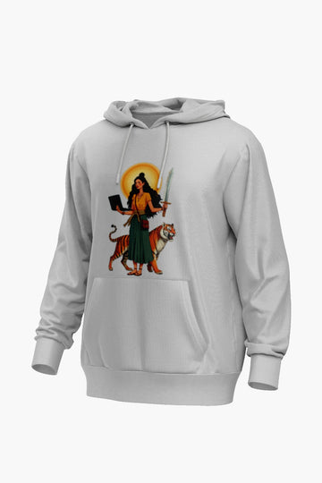 The Ziddi Prints-Modern Woman- Hooded Sweatshirt