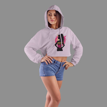 The Ziddi Prints- Unapologetically Me- Crop Hoodies