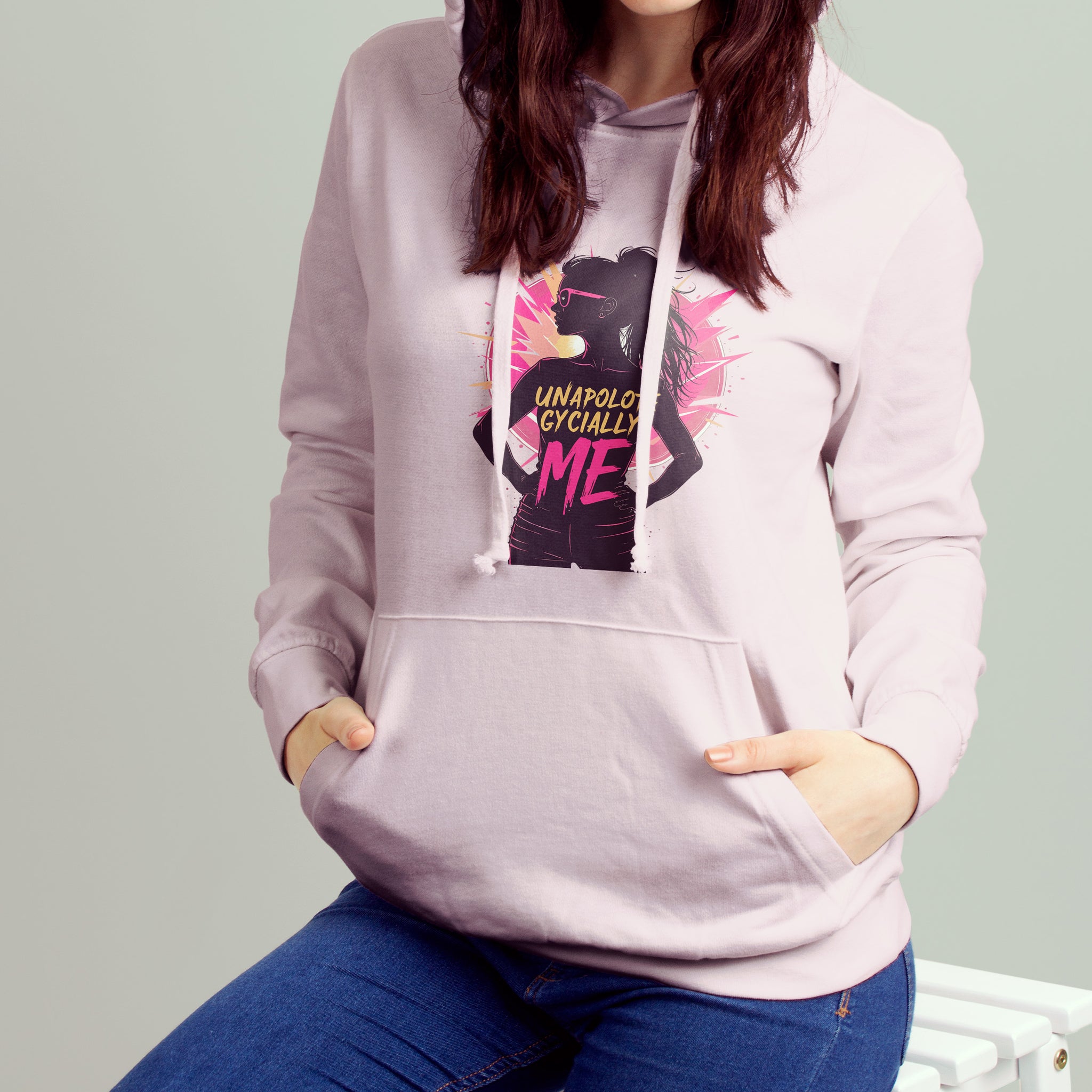 The Ziddi Prints- Unapologetically Me- Hooded Sweatshirt