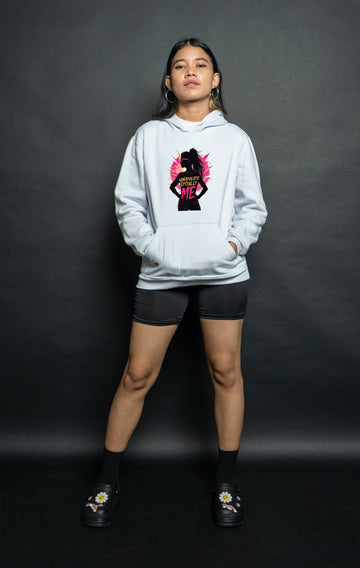 The Ziddi Prints- Unapologetically Me- OverSize Hooded Sweatshirt