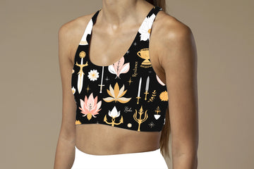 The Ziddi PrintS - A Warrior Pattern - All over print Sports Bra