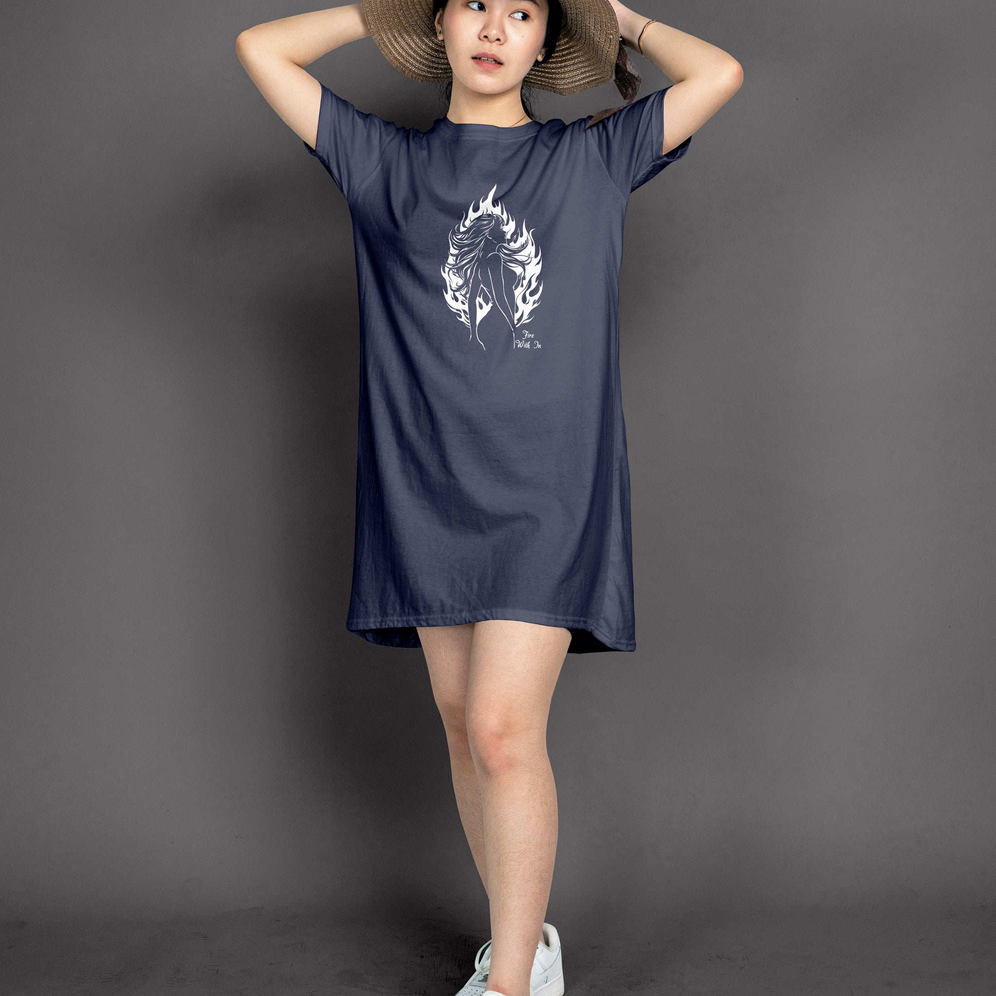 Ziddi Prints' Fire WITHIN Night Dress