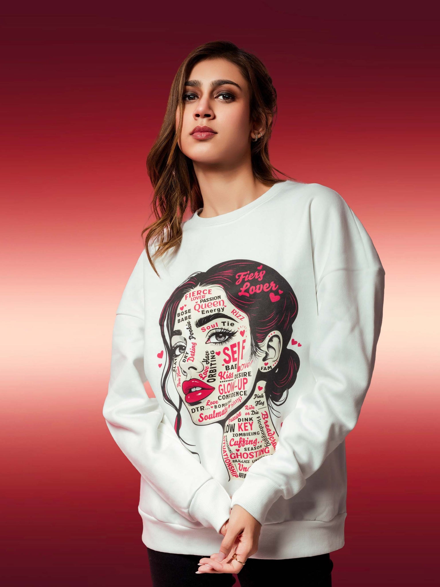 Ziddi Prints – Oversize Sweatshirts: NewAge Love Language