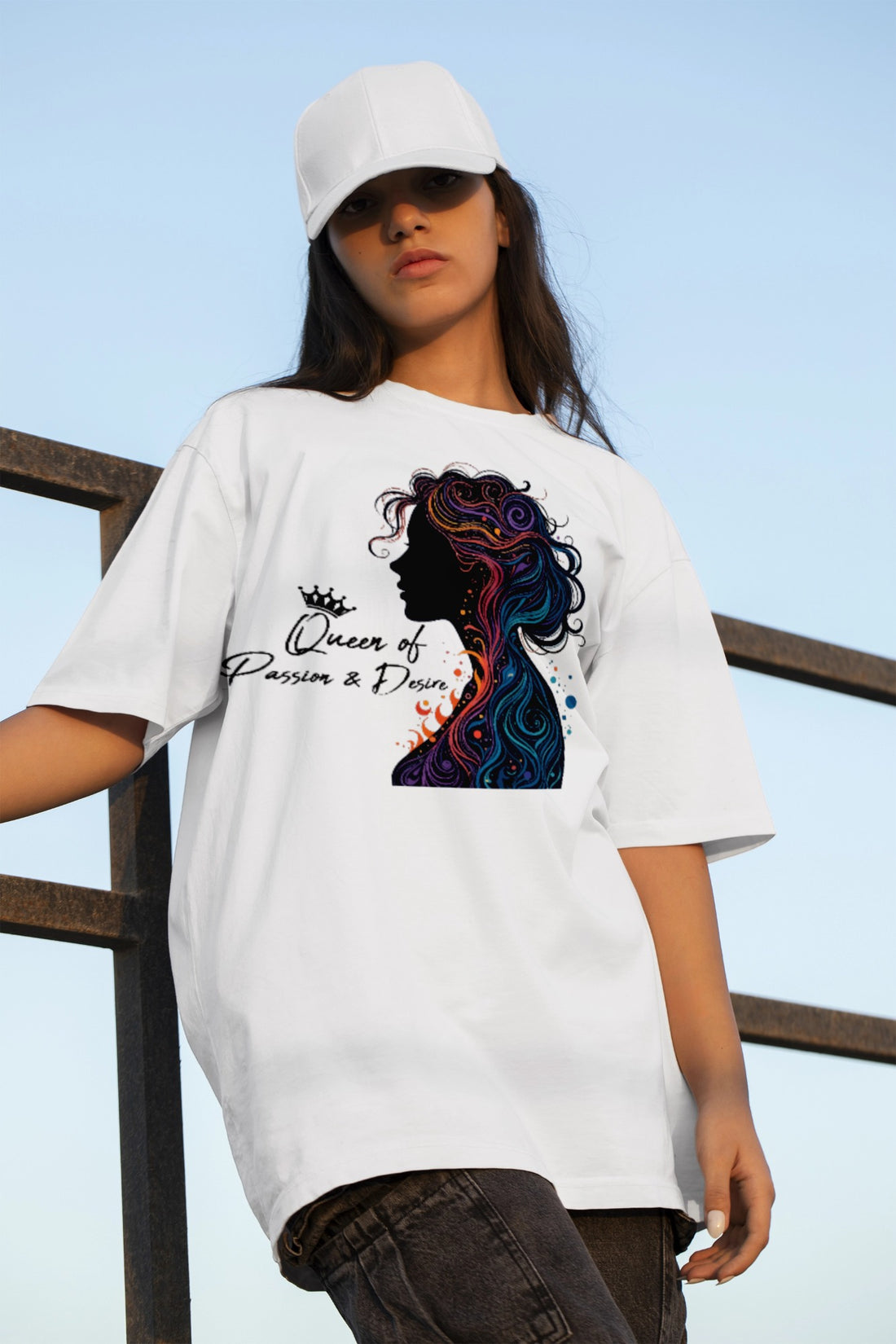 Ziddi Prints – Oversized T-Shirts: Queen of Passion & Desire