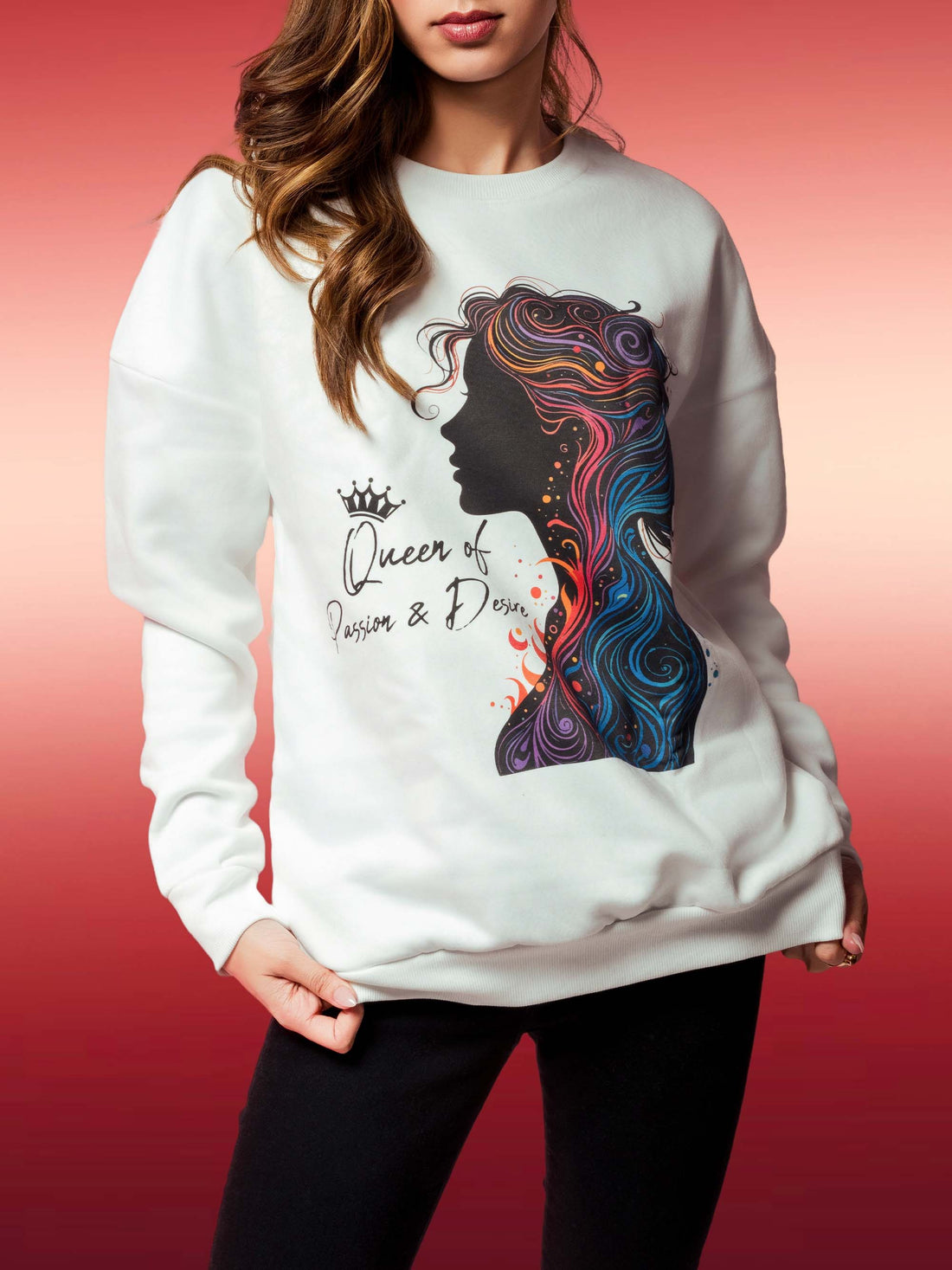 Ziddi Prints – Sweatshirts: Queen of Passion & Desire