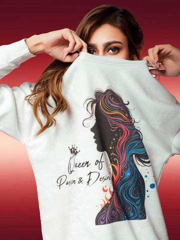 Ziddi Prints – Sweatshirts: Queen of Passion & Desire