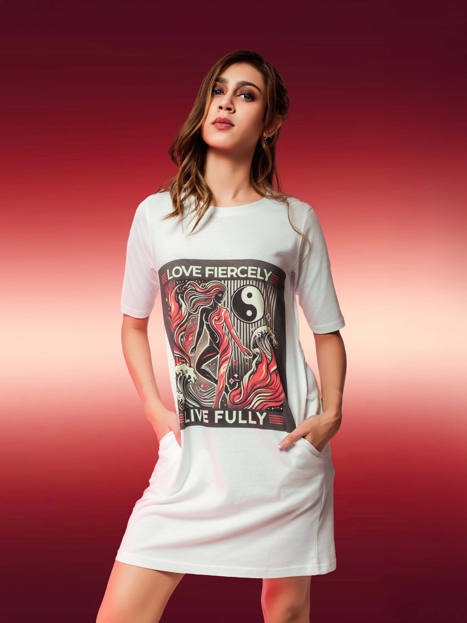 Ziddi Prints Night Dress – Love Fiercely, Live Fully