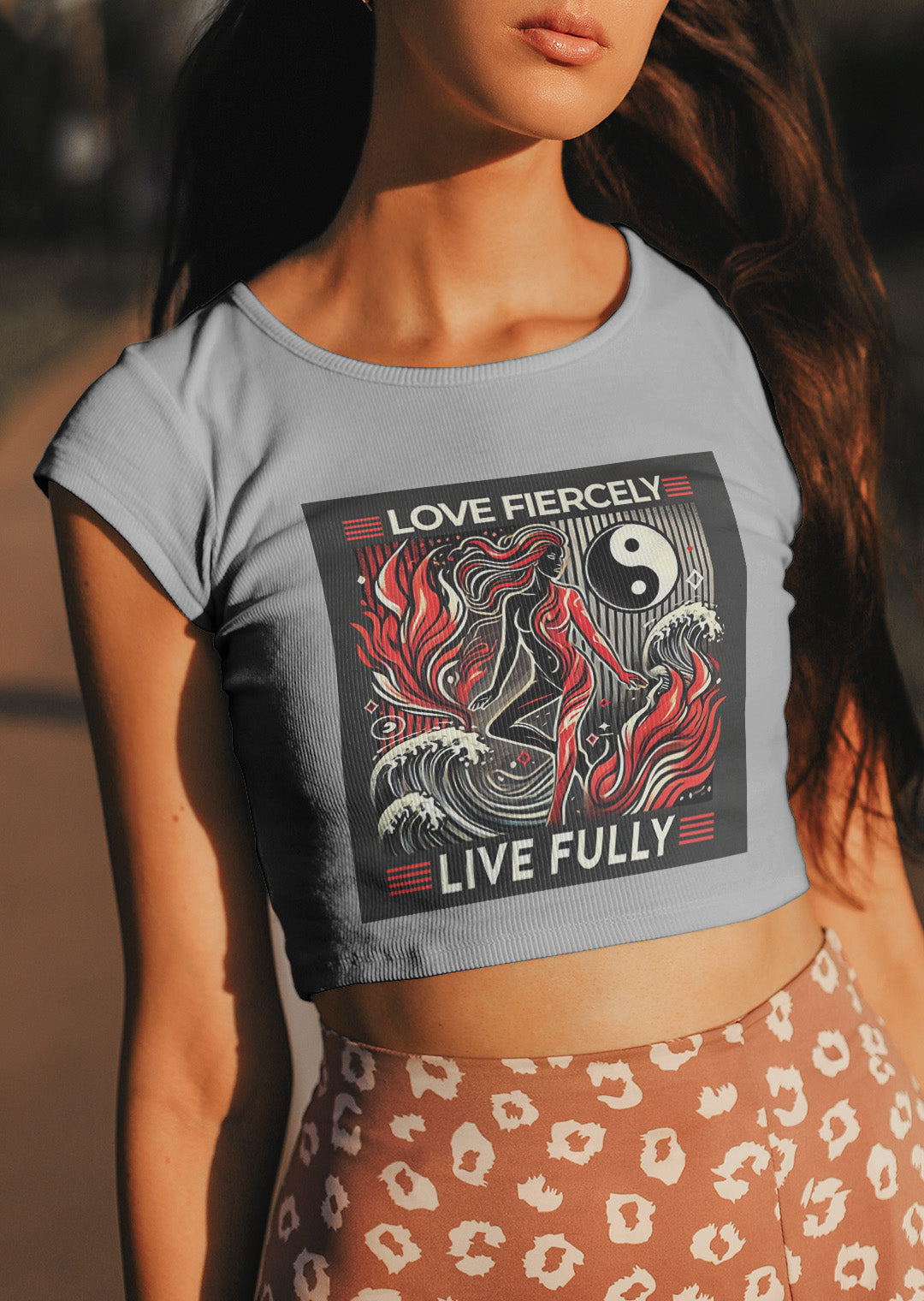 Ziddi Prints Crop Top – Love Fiercely, Live Fully