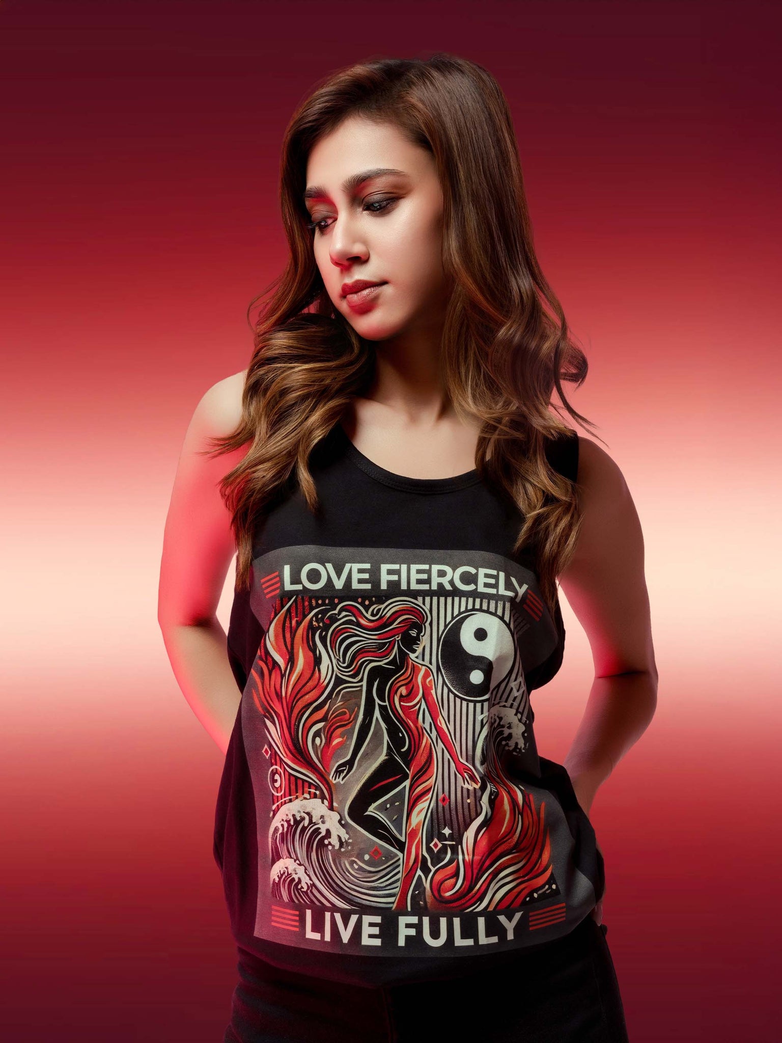 Ziddi Prints Crop Tank – Love Fiercely, Live Fully