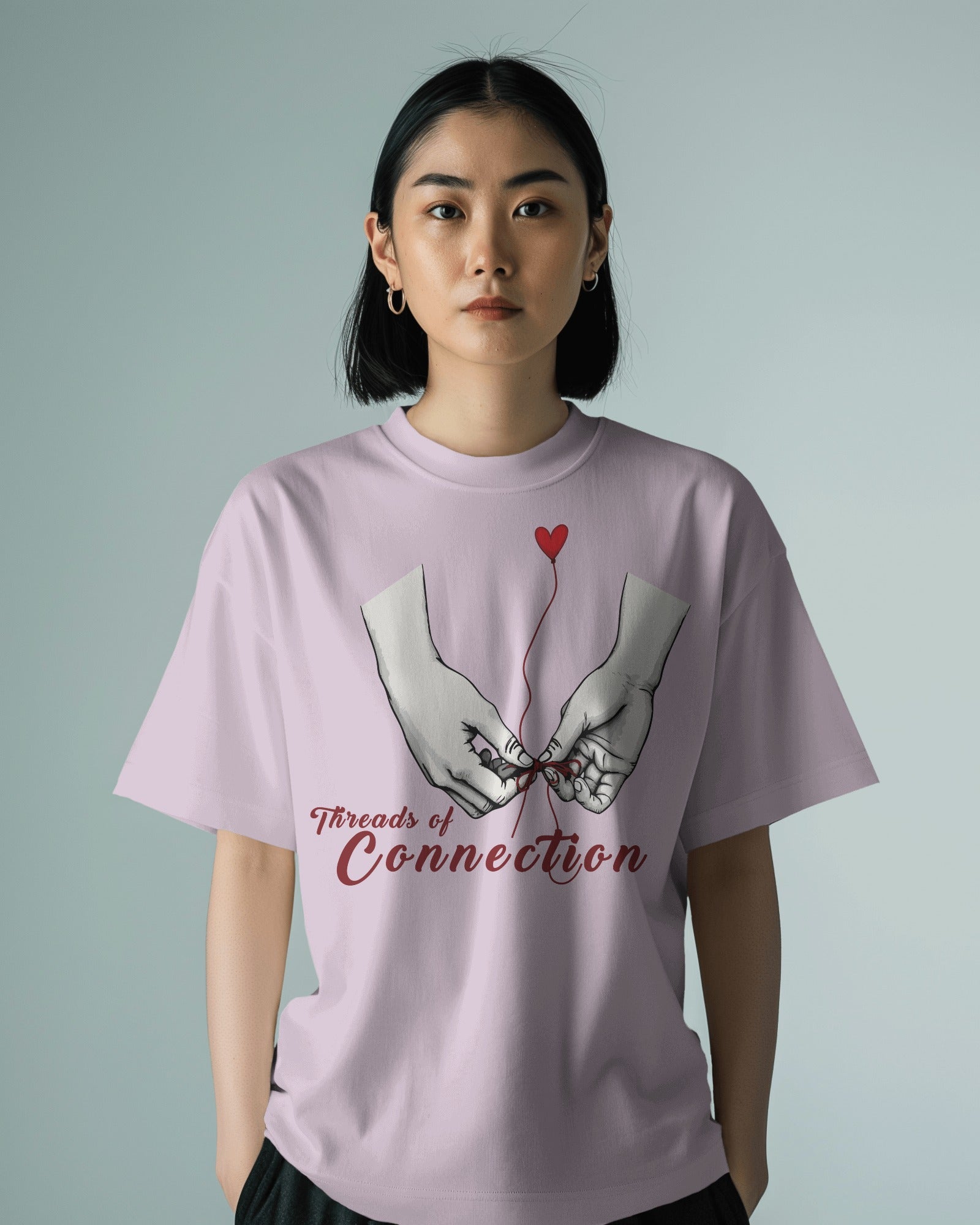 Ziddi Prints' - Threads of Connection - Oversized Classic T-Shirt