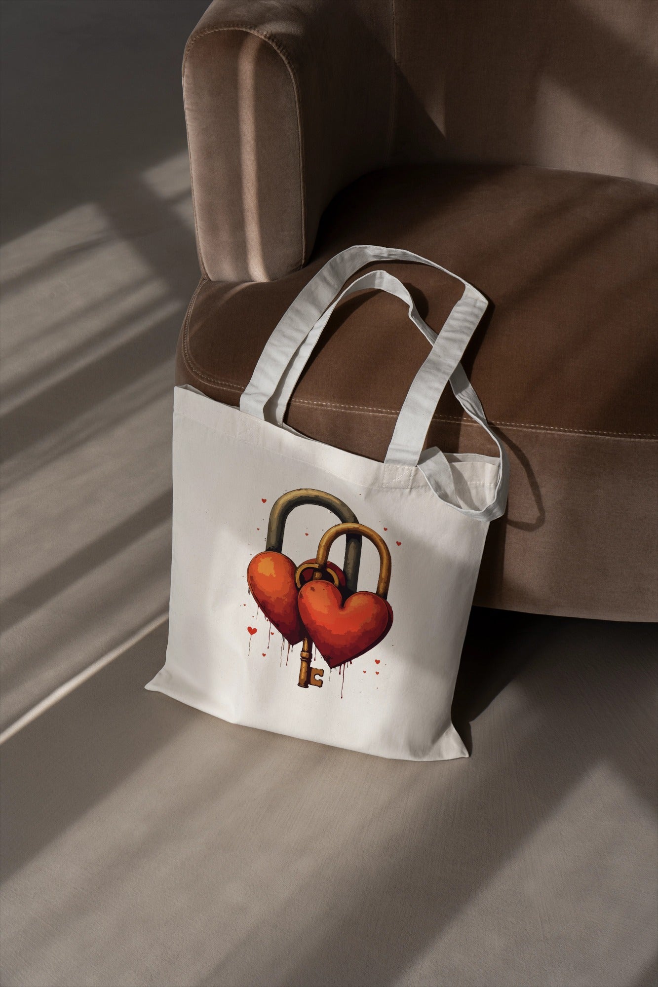 Ziddi Prints – Love Locks -Everyday Large Tote Bag